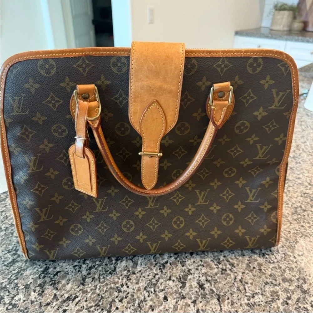 Louis Vuitton Brown Monogram Briefcase Document Holder